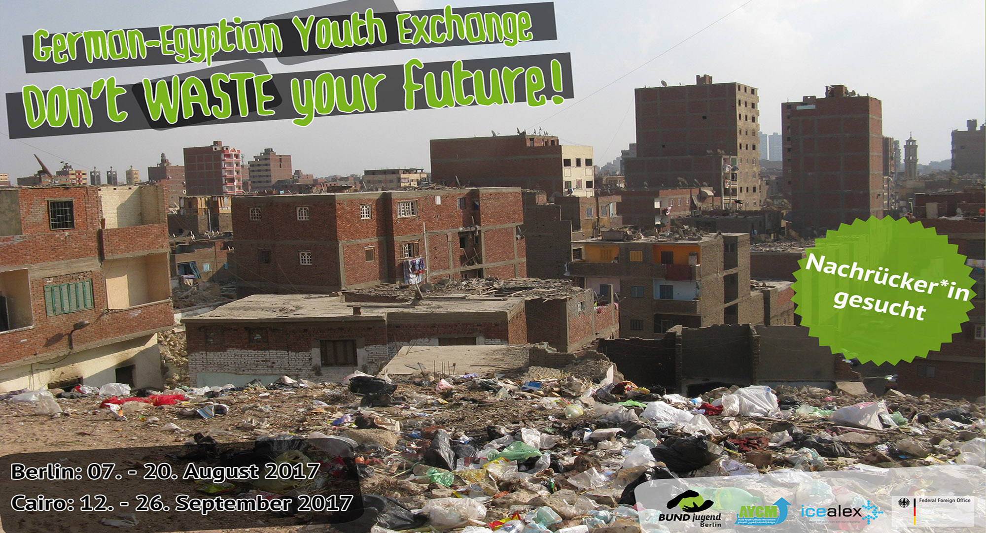 Ägyptenaustausch "Don't waste your future" sucht letzte*n Teilnehmer*in